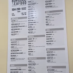 Menu - May 2024