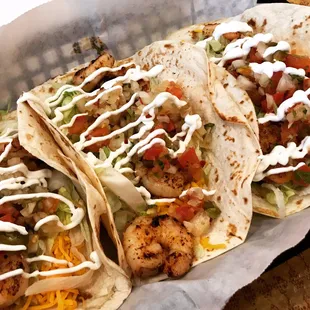 Shrimp tacos