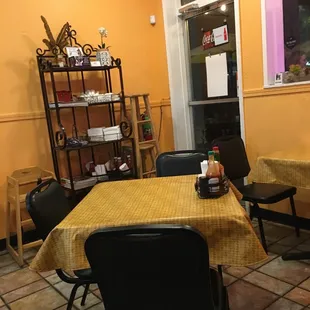 Cozy eating area