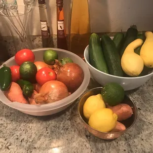 In their temporary homes