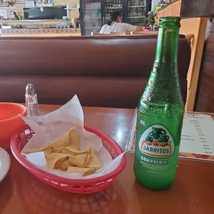 Chips and a Jarritos