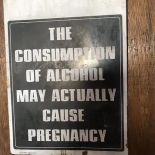 Just a reminder ladies.