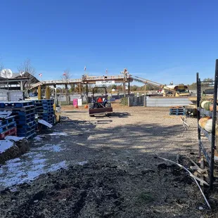 a view of the construction site
