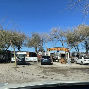 a lot of parked vehicles