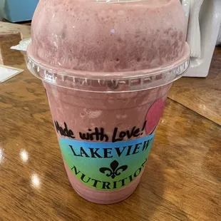 Chocolate covered cherry shake.