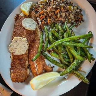 Parmesan Crusted Walleye