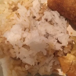 How does a Chinese restaurant manage to fuck up white rice?!