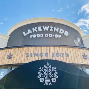 the front of the store