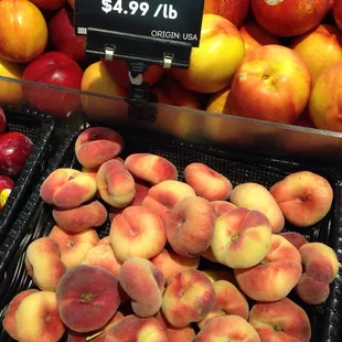 They have donut peaches right now! Who knew!