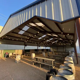 the outside of the building