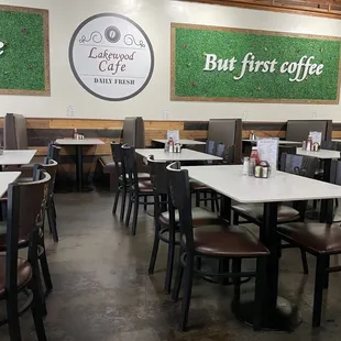 The coffee was good.