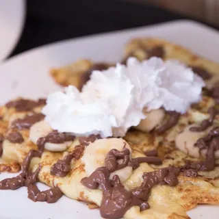 Banana Nutella Crepes