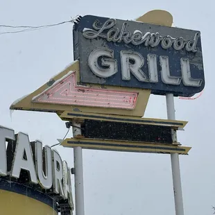 Restaurant sign