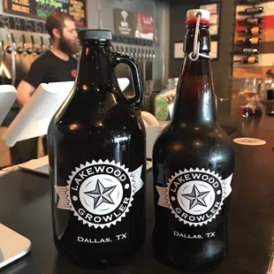 They bottle beers to go!