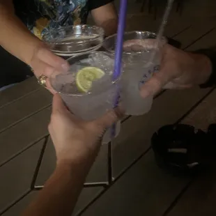 Vodka soda and Amber beet