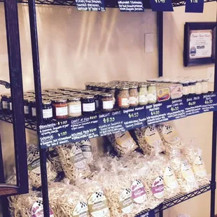 A variety of special sauces to accompany any pasta dish