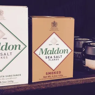 Maldon's sea salt and smoked sea salt is amazing on any dish!