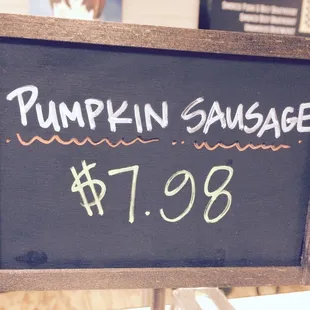 Come in and sample our new gourmet pumpkin sausage:)  Stay tuned for our jalapeño popper bratwurst!