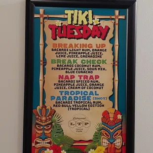 Sign in the ladies' room.