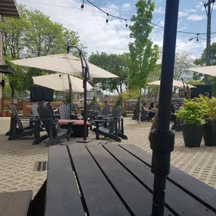 Outdoor patio seating!