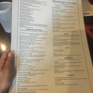 Menu 8/1/17