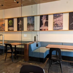 Inside and outside seating