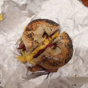 Breakfast bagel