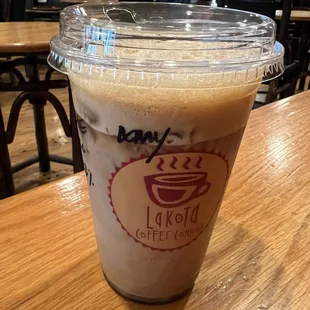 Shaken cinnamon sugar espresso