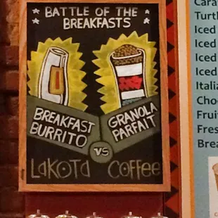 Serving breakfast daily