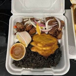 Griot with Black Rice