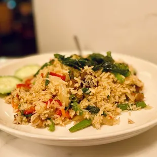 Spicy Crispy Pork Belly Fried Rice