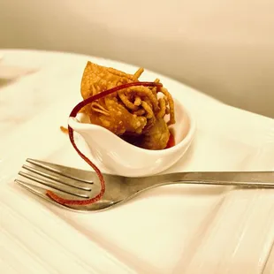 Cream Cheese Avocado Wonton