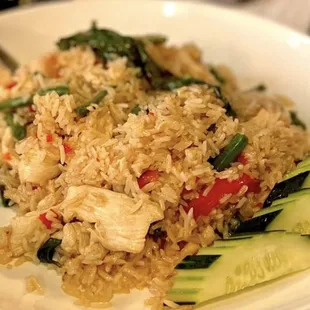 Basil chicken fried rice
