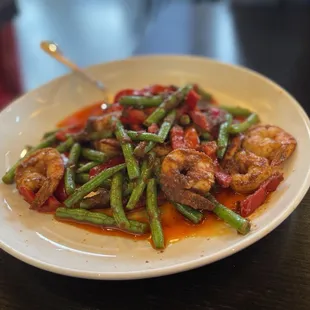 Prik King with Prawns