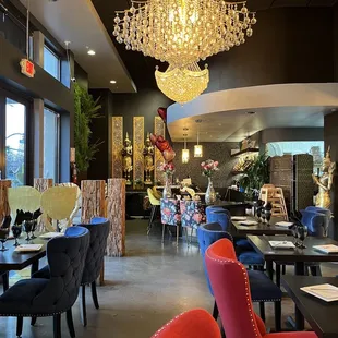 Inside the restaurant