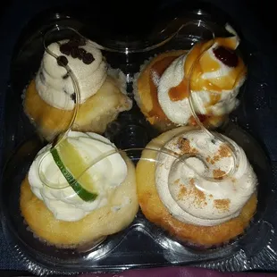 Cookie Dough, Raspberry Caramel, Rum, and Lime.