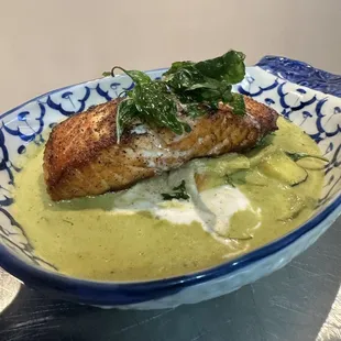 SALMON Green Curry