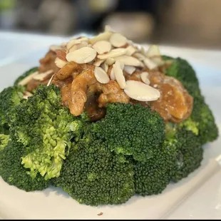 Skimming Rama Chicken w/ peanut sauce