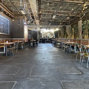 the inside of the restaurant