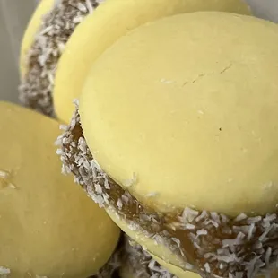 Home made alfajores! The dulce de leche is so good.