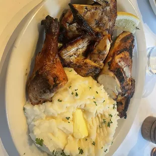 Rotisserie Half Chicken Plate