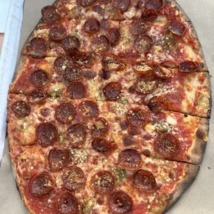 Pepperoni pizza+mozz