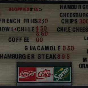 Menus.