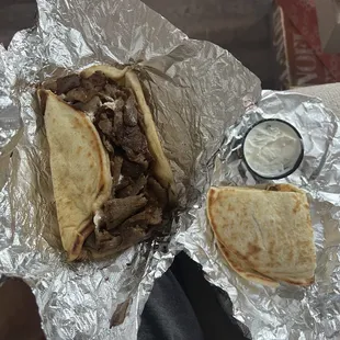Chicken Gyro, Pita, 2 oz. Tzatziki Sauce