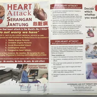 When they let heart attack specialists advertise here...it&apos;s gotta be good. Right?