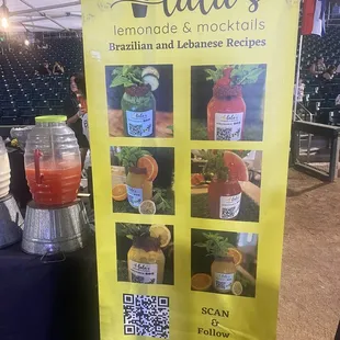 Lala's advertisement sign