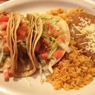 3 soft tacos $7.95
