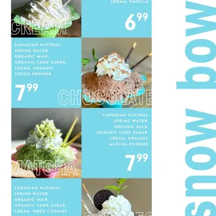 Introducing . . . Snow Bowls!