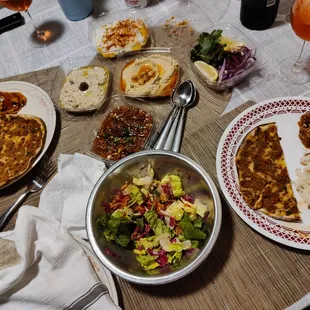 Lale at home (Uber Eats delivery). Phenomenal spread!