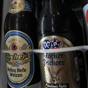 German beer; Tucher, Hacker Pschorr